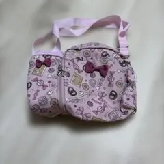 エニィファム　ピンク お菓子柄 ショルダーバッグのサムネイル