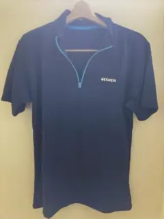 【紳士】Kaepa ネイビー ハーフジップポロシャツ 【メンズ】