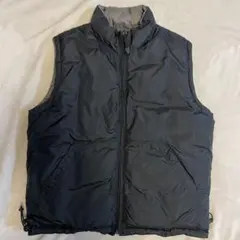 Old GAP リバーシブルダウンベスト ブラック オールドギャップ 短丈