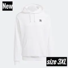 ※シミあり 未使用品 3XL adidas originals パーカー 白