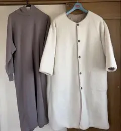 earth music&ecology フリースワンピース＆ボアコート