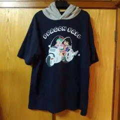 【新品　未使用】ドラゴンボールBIGシルエット　Tパーカー　半袖　Mサイズ