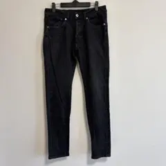 H&M デニムパンツ　スキニーデニム　 ジーンズ　ブラック　32/32