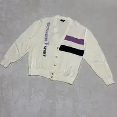 トラサルディ　スポーツ　カーディガン　ゴルフ　レディース LL