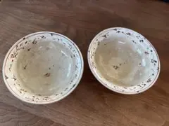 藤田佳三 さん　器　小皿　陶器　花柄　小鉢　2個セット 藤田佳三 さん 器 小皿 陶器 花柄 小鉢 - メルカリ