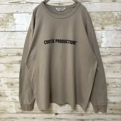 COOTIE クーティープロダクション 長袖Tシャツ ロゴ ベージュ Lのサムネイル