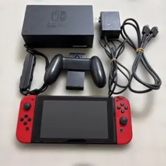 【充電量減少品】Nintendo Switch 赤 本体 ACアダプター付き