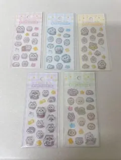 ちいかわベビーミニミニぷっくりシール5セット