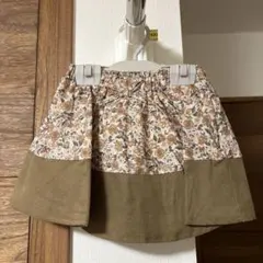 ◾︎100)① テータテート ママコラボ 花柄 スカート＆ブラウス