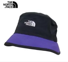 新品◆ノースフェイス メッシュハット 黒 紫 登山 帽子 NN02232