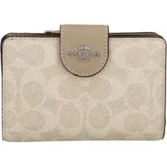 【新品未使用】COACH CW786 コーチ 二つ折り財布 シグネチャーのサムネイル