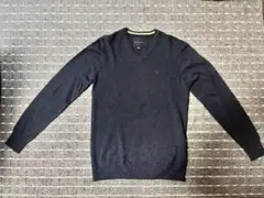 AMERICAN EAGLE ネイビー Vネックセーター