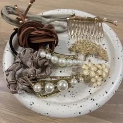 ヘアアクセサリー 8点セット　まとめ売り