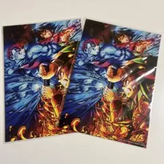 鬼滅の刃 映画 入場特典 無限城編 猗窩座 イラストボード　2枚セット