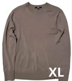 ユニクロ エクストラファインメリノ クルーネック セーター XL