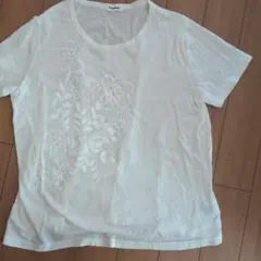 Plantation 半袖 Tシャツ 花柄 ホワイト Mのサムネイル