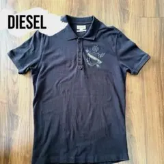 d*a様 ◆DIESEL ディーゼル　ブラック ポロシャツ L