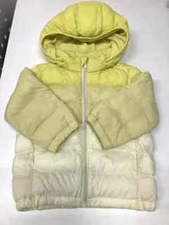 ユニクロ　パフテックウォッシャブルフルジップパーカ　イエロー 90サイズ