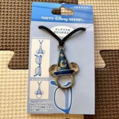 ディズニー　ミッキー ソーサラー　メガネホルダー　ネックレス　魔法使いの弟子