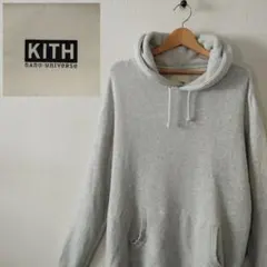 【キス×ナノ・ユニバース】ボックスロゴ　プルオーバー　パーカー　クラシック　古着