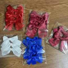 ハンドメイド リボン マルチカラー