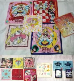 『平成レトロ』30年ぐらい前のアニメやゲームの激レアハンカチセット！！ 平成レトロ』30年ぐらい前のアニメやゲームの激レアハンカチセット