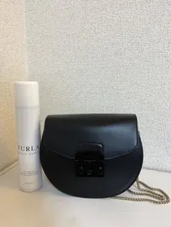 【新品】FURULA チェーン ショルダーバッグ 黒 2way