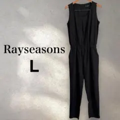 美品✨Rayseasons レイシーズンズ ナイロン サロペット ブラック L