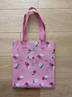 キャスキッドソン 花柄 ピンク 手提げバッグ キッズ
