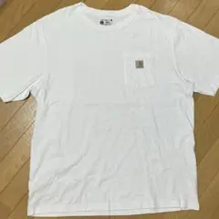 Carhartt XL ホワイト ルーズフィット Tシャツ