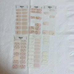 【ohora】ジェルネイルシール　詰め合わせ　ピンク系
