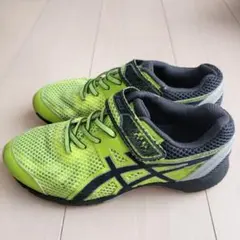 ASICS LAZER BEAM 蛍光イエロー スニーカー 23.0cm