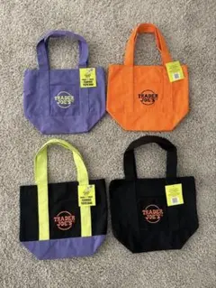 Trader Joe's ミニキャンバストートバッグ ハロウィン限定デザイン