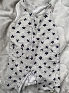UNIQLO 星柄ロンパース グレー 70