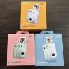 チェキ インスタントカメラ instax mini 12