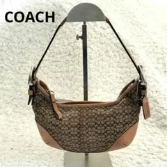 【コーチ】ワンショルダーバッグ アクセサリーポーチ シグネチャー ホーボー