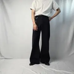 1963sVintageUSNAVY Woolセーラーパンツミリタリー32Rのサムネイル