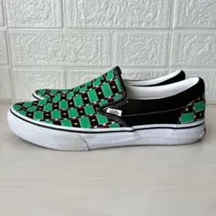 VANS スリッポン チャージャー 電気 柄 緑 27.5