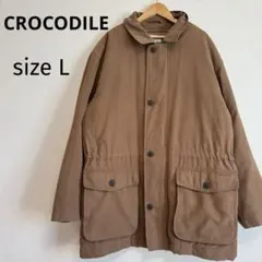 CROCODILE クロコダイル ハーフコート ブラウン メンズLのサムネイル
