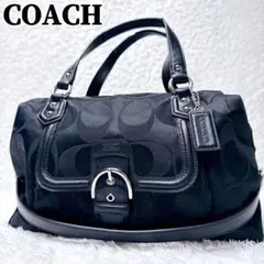 COACH Soho 2Way Boston Signature Bag