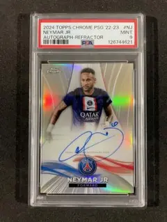 2024 Topps Chrome PSG ネイマール 直筆サイン Neymar