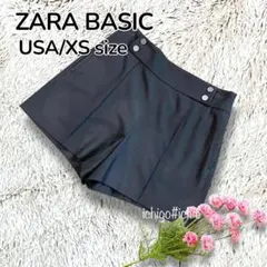 ◆ZARA BASIC◆ショートパンツ USA/XS 黒 Y2K　1152E