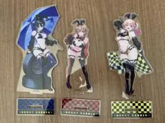 バニーガーデン　レースクイーン　アクリルスタンド　3種