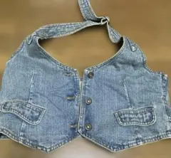 ベスト　ジレ　デニム