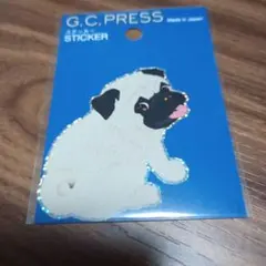 G.C. PRESS パグ 耐水 耐光ステッカー 新品未開封