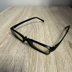 JINS メガネ（左-3.00 右-3.25）ブルーライトカット40% ブラック