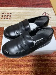 コムサイズム　21.0サイズ キッズ ローファー 黒