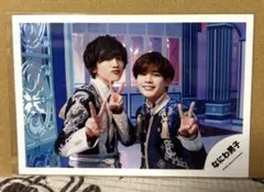 ⑲なにわ男子 道枝駿佑 長尾謙杜 ダイヤモンドスマイル 公式写真