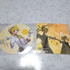 初音ミクシンフォニー　アニメイトカフェ　特典　コースター　鏡音レン　鏡音リン