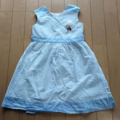 familiar 水色 ノースリーブワンピース